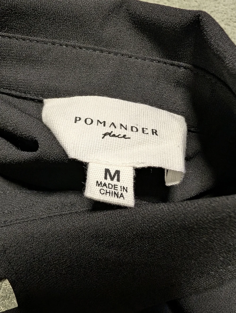 Pomander Place x Tuckernuck Callahan Shirt Dress Black Size M - Picture 7 of 15